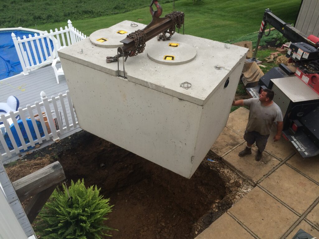 Septic Tank Installation at Emory J. Peters Excavating and Paving Contractor, Inc.