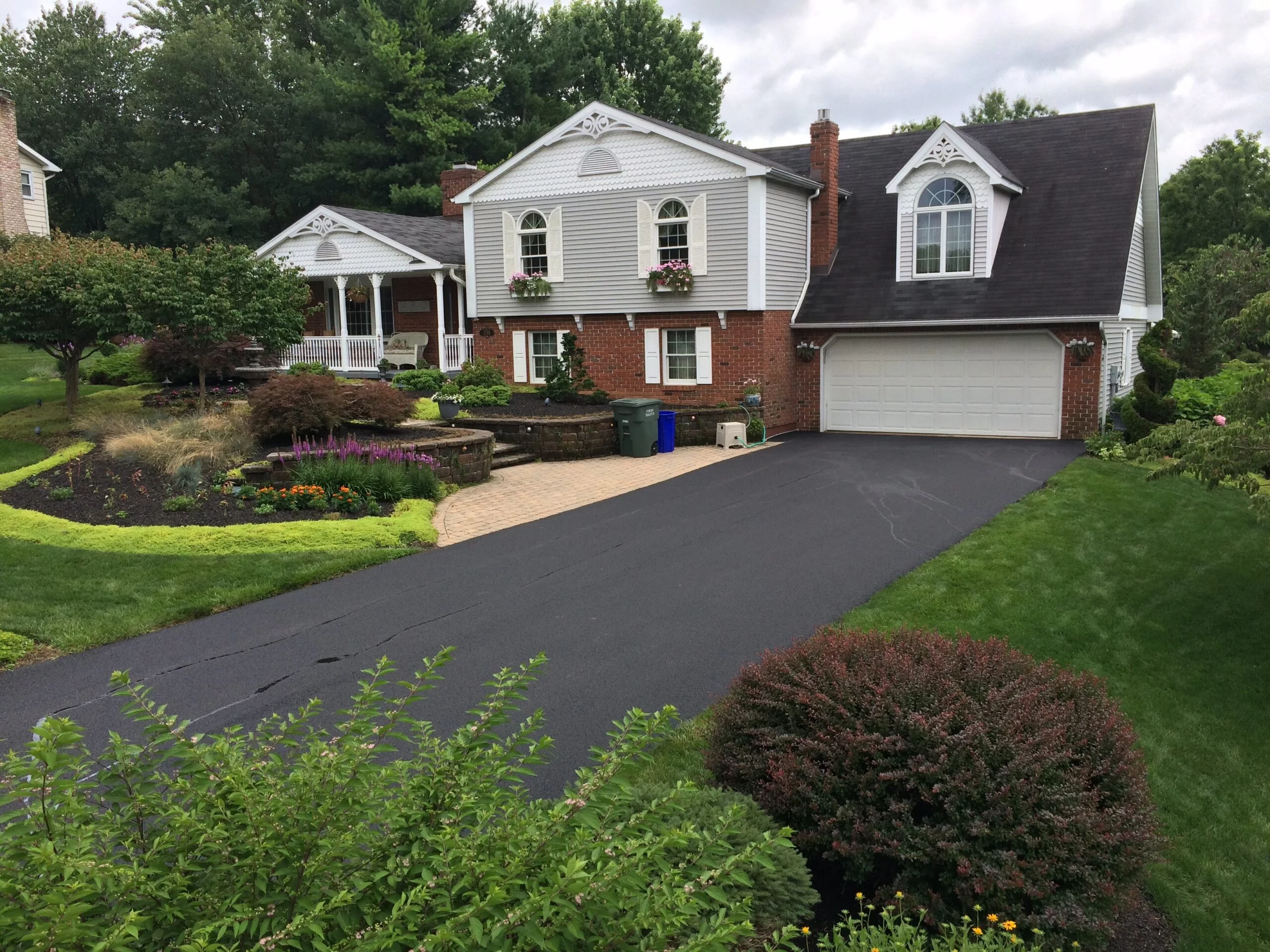 New Driveway at Residential Dallastown, PA Home at Emory J. Peters Excavating and Paving Contractor, Inc.