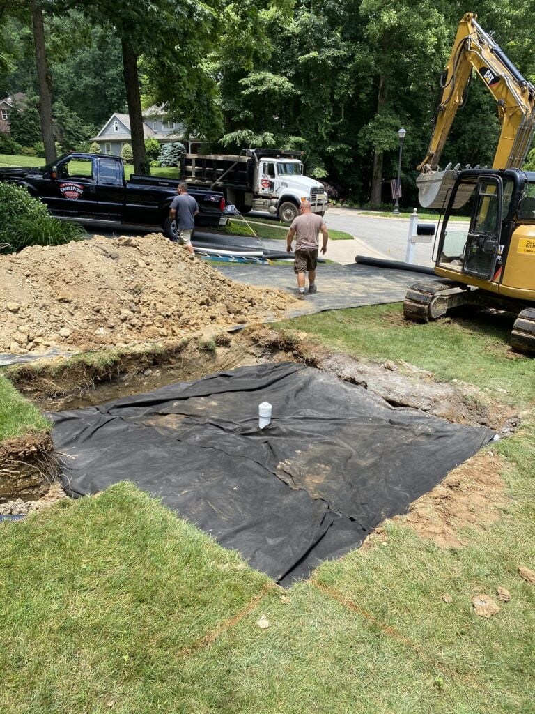 Seepage Pit Excavation at Emory J. Peters Excavating and Paving Contractor, Inc.